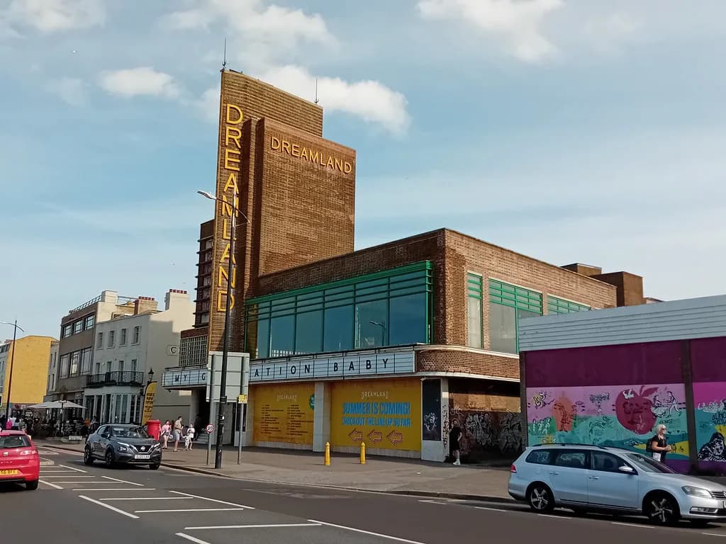 Dreamland Margate Map: Park Areas and Walking Route