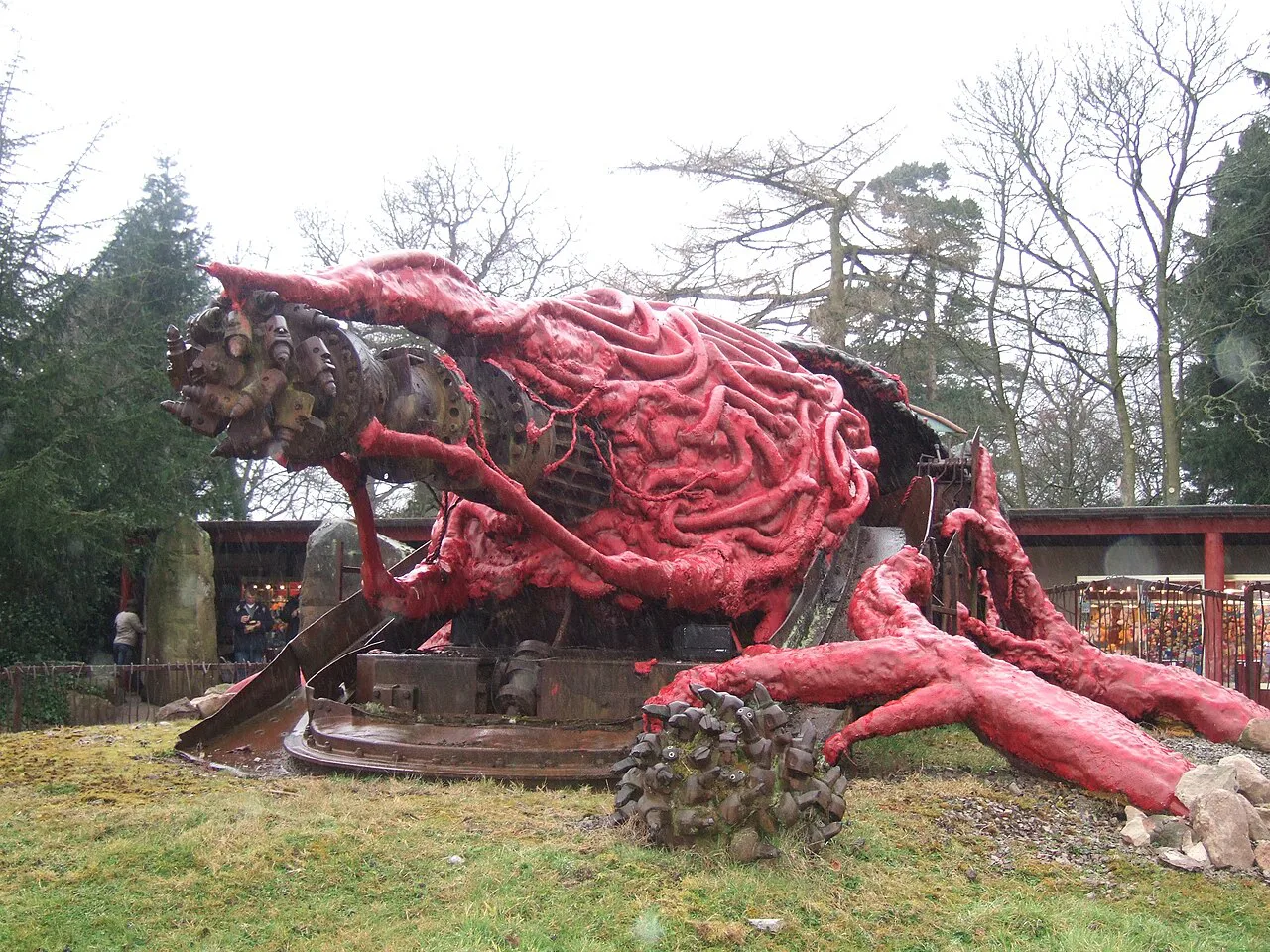 The Nemesis gun at Alton Towers, Europe