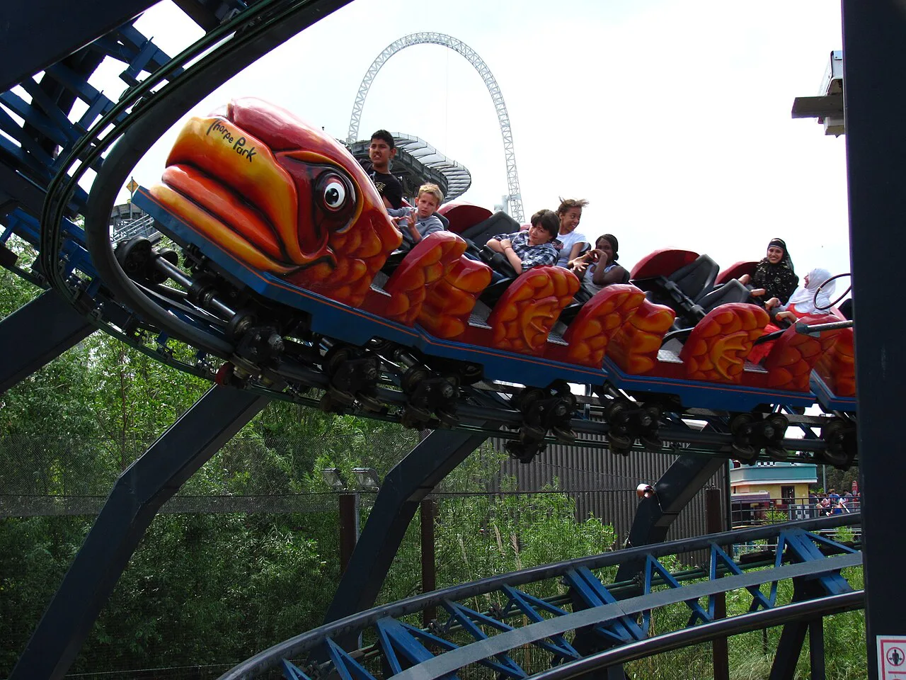 Thorpe Park flying fish