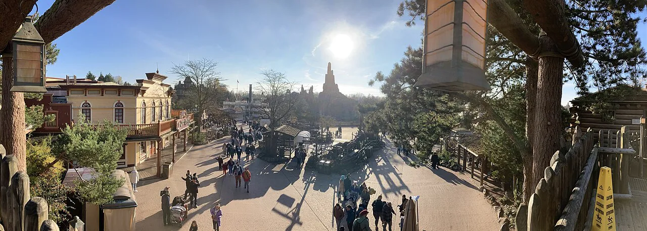 Disneyland Paris Frontierland panorama