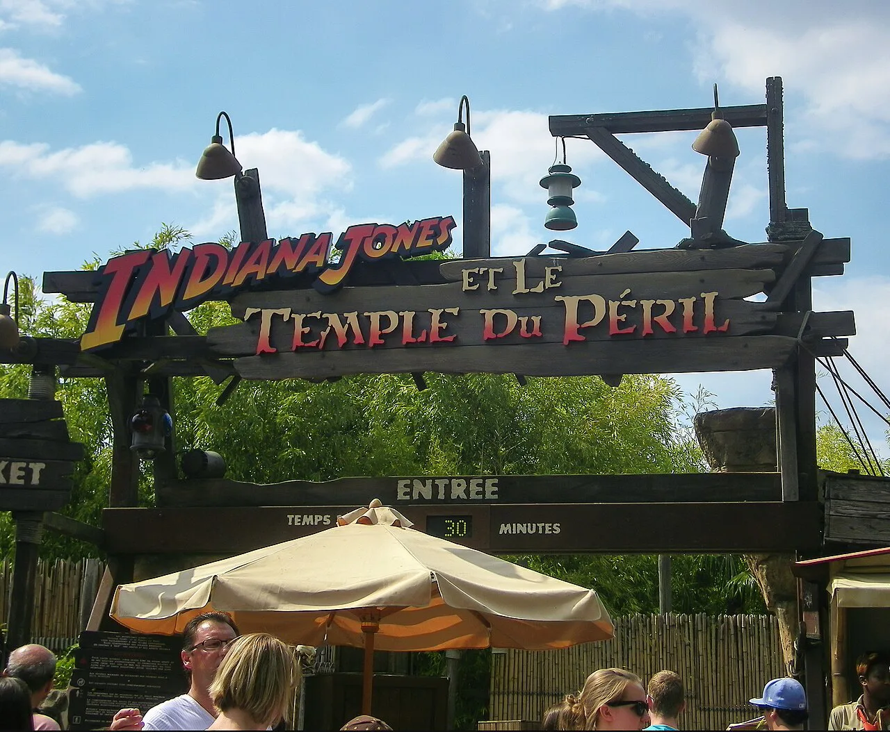 IndianaJones-DLRP-enter, Disneyland Paris
