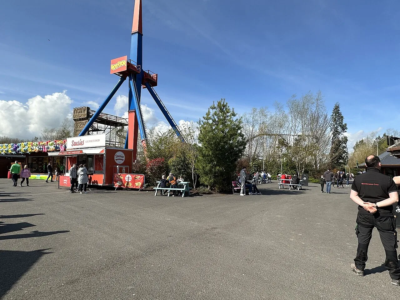 The Rotator ride and midway Emerald Park