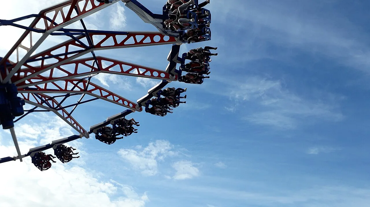 Endeavour ride at Tayto Park, August, Emerald Park