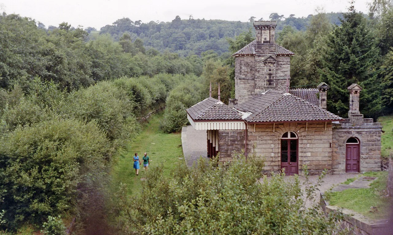 Alton Towers station (remains) geograph- -by-Ben-Brooksbank