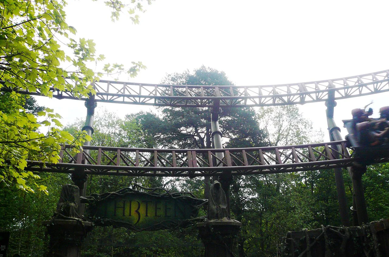 Thirteen Roller Coaster - Alton Towers (geograph )
