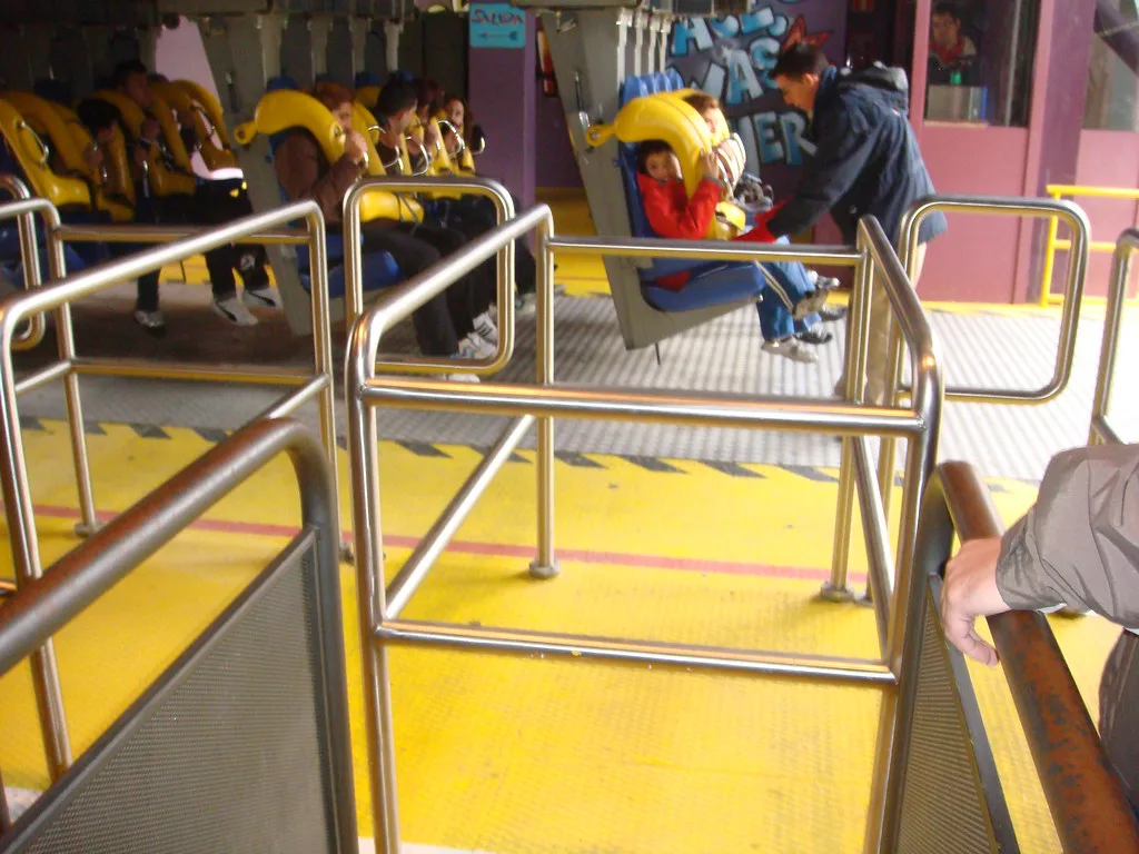 Batman Loading Station at Parque Warner Madrid