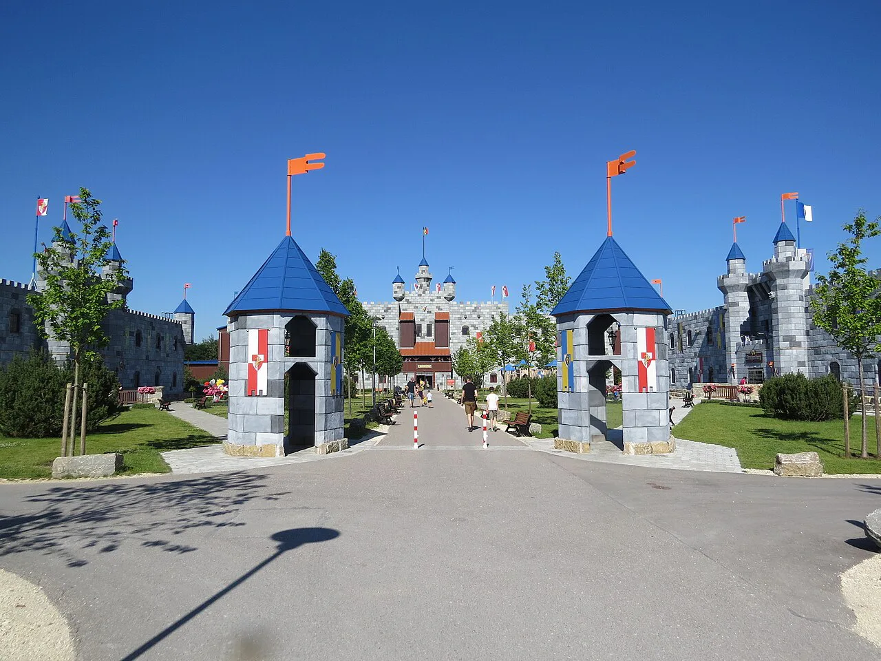 Castle at Legoland Deutschland at Günzburg