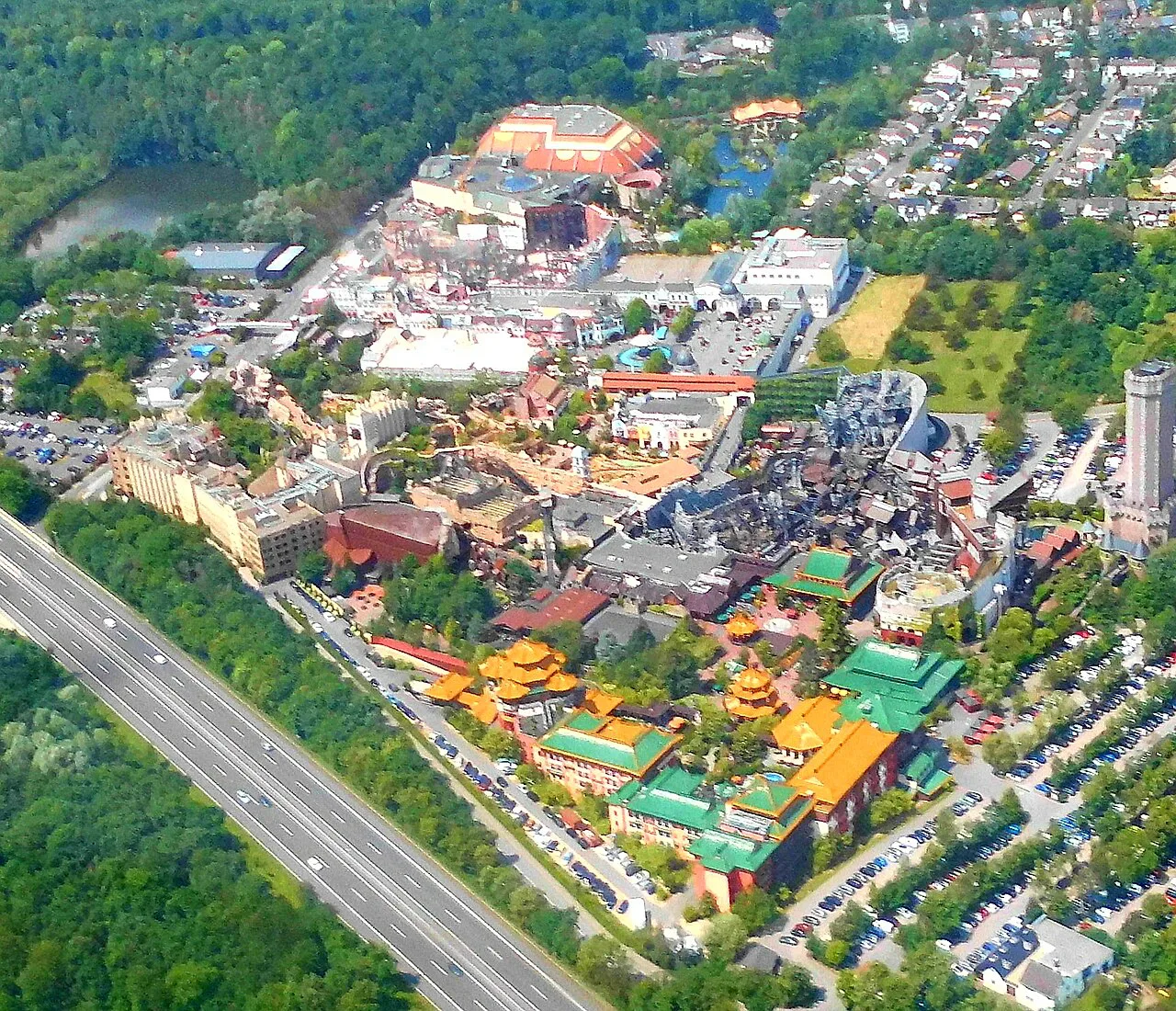Phantasialand Aerial View