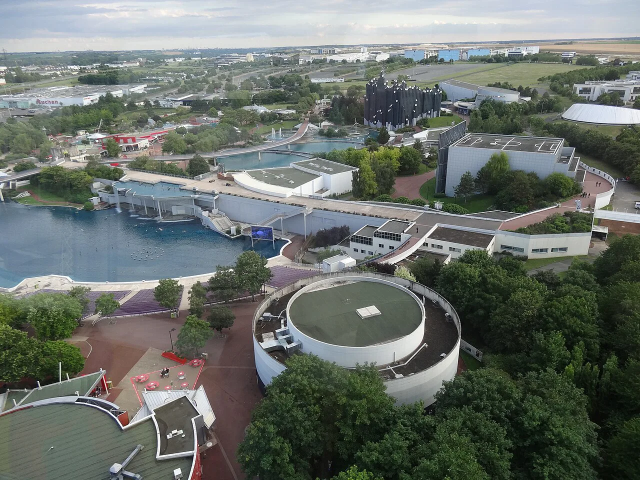 Futuroscope (France ) 06 View from the Gyrotour, Europe