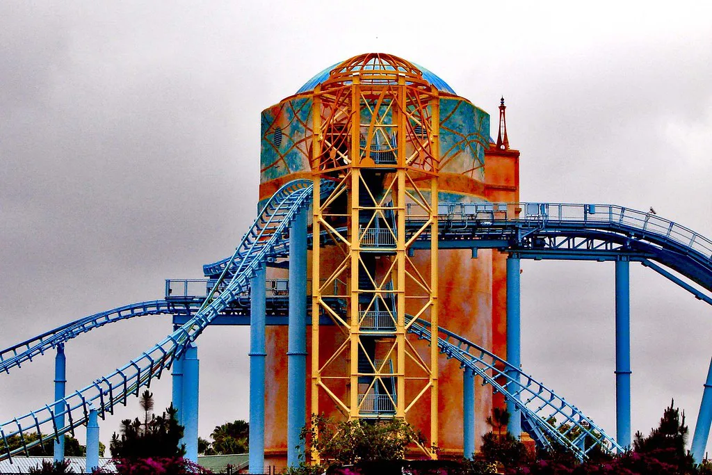 Roller Coaster at Sea world, Europe
