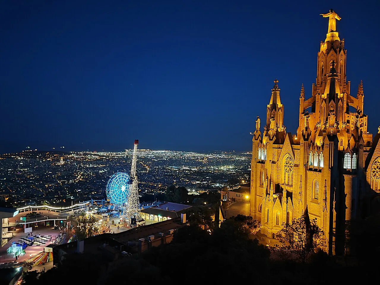 Tibidabo de nit